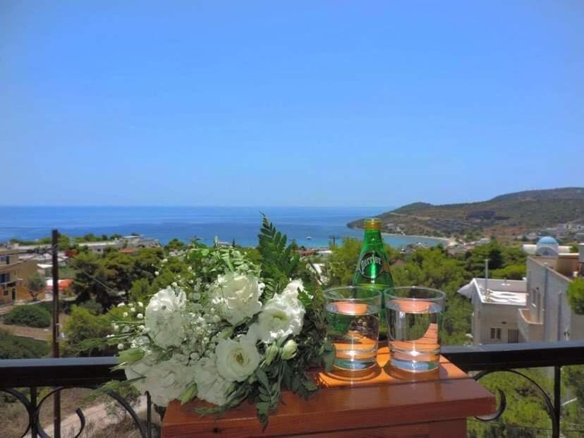 Sunset Rooms Agia Marina  Exterior foto
